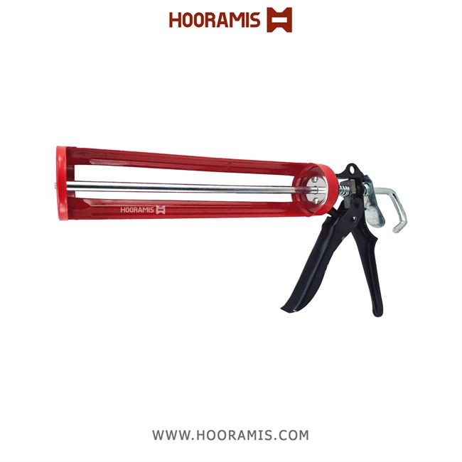 تفنگی چسب آب بندی جنس بدنه فلزی (رنگ قرمز) 