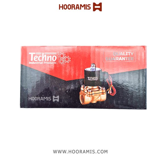 شیربرقی آلیاژی دیافراگمی پنوماتیک 2/2 سایز 1/2 اینچ برند Techno  137_4.png