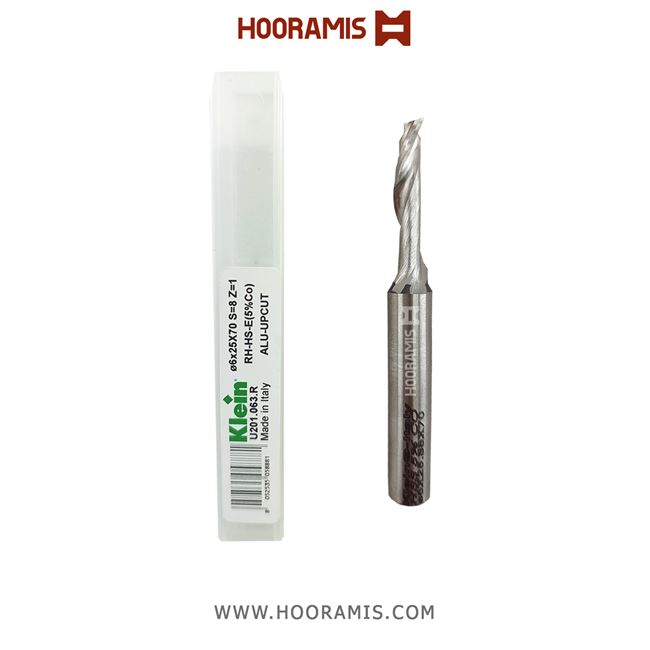 مته عمومی تک کاناله 8*70*25*6 از جنس HSS-E برند Klein ایتالیا