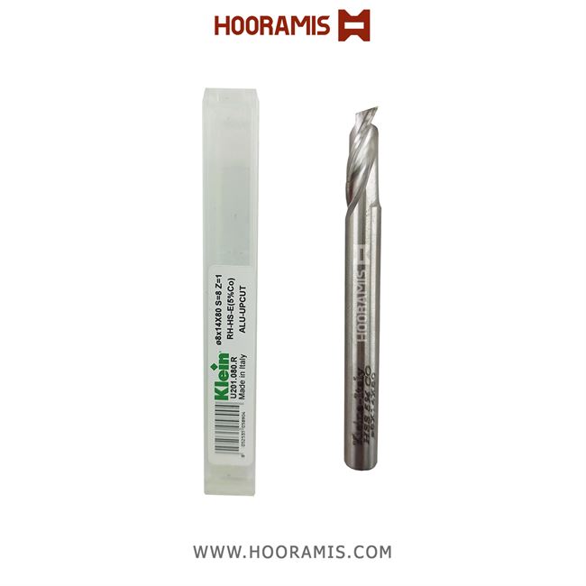 مته عمومی تک کاناله 8*80*14*8 از جنس HSS-E برند Klein ایتالیا