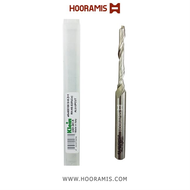 مته عمومی تک کاناله 8*100*40*5 از جنس HSS-E برند Klein ایتالیا