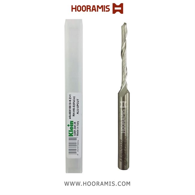 مته عمومی تک کاناله 8*100*40*4 از جنس HSS-E برند Klein ایتالیا 