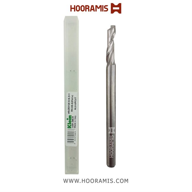 مته عمومی تک کاناله 8*120*25*8 از جنس HSS-E برند Klein ایتالیا