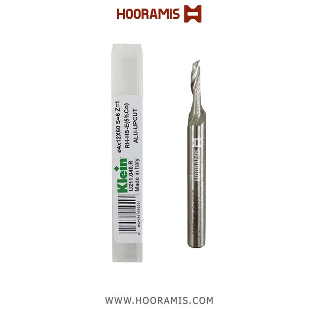 مته عمومی تک کاناله 6*60*12*4 از جنس HSS-E برند Klein ایتالیا