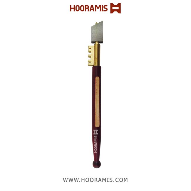 الماس شیشه بر و شکست شیشه سایز 6 با دسته چوبی