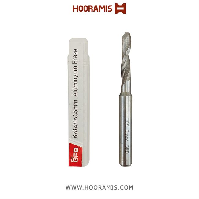 مته عمومی آلومینیوم به ابعاد 8*80*35*25*6 از جنس HSS برند GFB ترکیه | کد رفرنس 2409 |