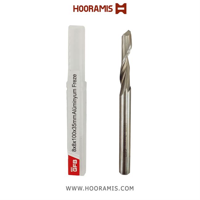 مته عمومی آلومینیوم به ابعاد 8*100*35*8 از جنس HSS برند GFB ترکیه | کد رفرنس 2411 |