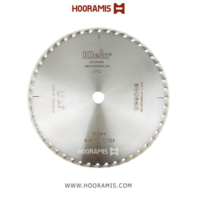 تیغ اره الماسه  48 دندانه قطر 350 شفت  30 جهت برش بیلت و شمش آلومینیوم برند کلین (Klein) ایتالیا |  کد رفرنس AS1200695 | 20251227_150402.png