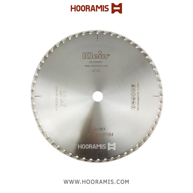 تیغ اره الماسه  56 دندانه قطر 400 شفت  30 جهت برش بیلت و شمش آلومینیوم برند کلین (Klein) ایتالیا |  کد رفرنس AS1200697 | 20251227_151055.png