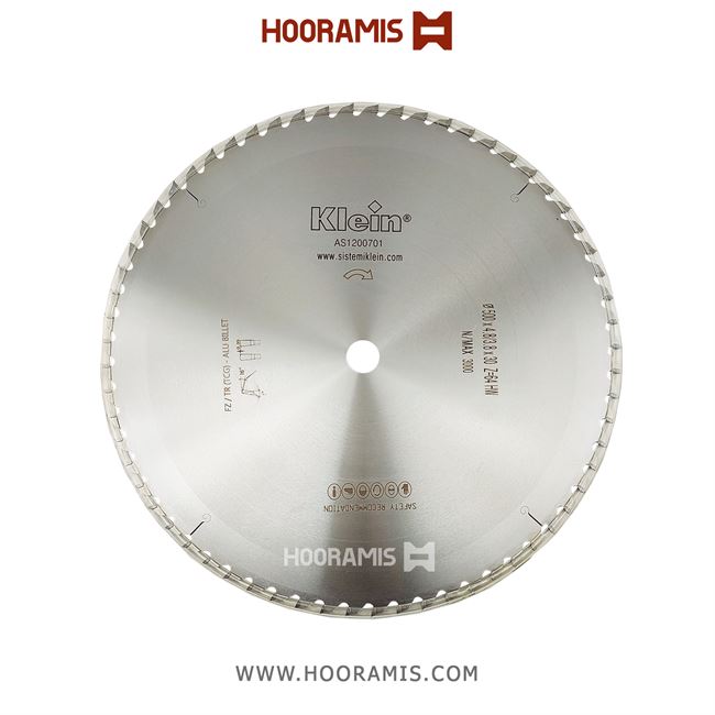 تیغ اره الماسه 64 دندانه قطر 500 شفت 30 جهت برش بیلت و شمش آلومینیوم برند کلین (Klein) ایتالیا | کد رفرنس AS1200701 | 20251227_152605.png