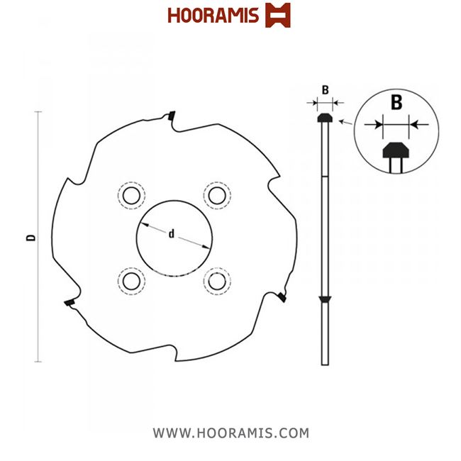 تیغ اره الماسه  لمینیت بر و چوب بر  3 دندانه قطر  100 شفت  22 برند  کلین (Klein) ایتالیا |  کد رفرنس XAH100.10322 | 220_lame-circolari-in-pkd-per-incastri-lamello-clamex-p(3).jpg
