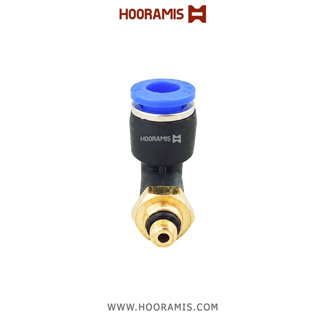 فیتینگ زانوئی پنوماتیک با شلنگ خور 4 میلیمتر و سایز دنده نری 6 میلیمتر (M6*1.0)  230_4.png