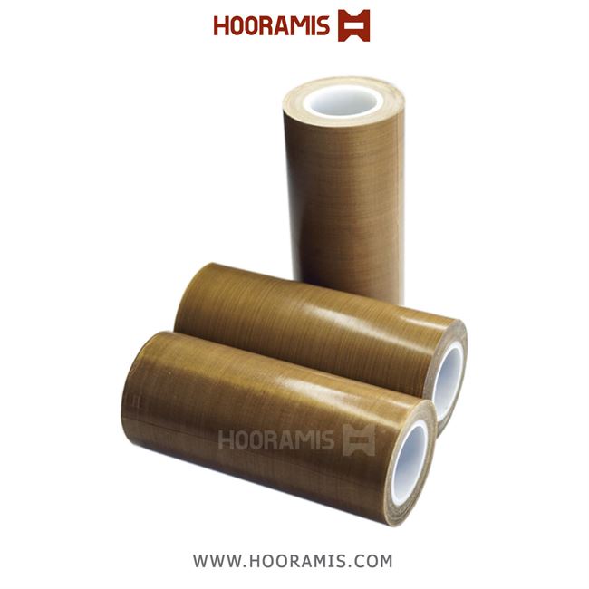 رول 5 متری پارچه تفلون نسوز دستگاه جوش Kaban  به عرض 20 سانتیمتر