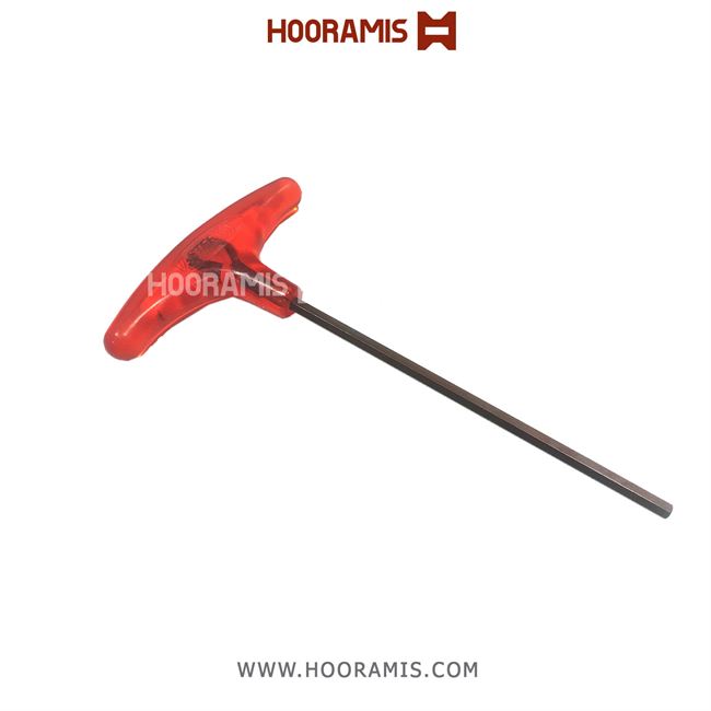 آچارآلن شش گوش دسته داریک طرفه بلند سایز 6 میلیمتر برند VASTER تایوان