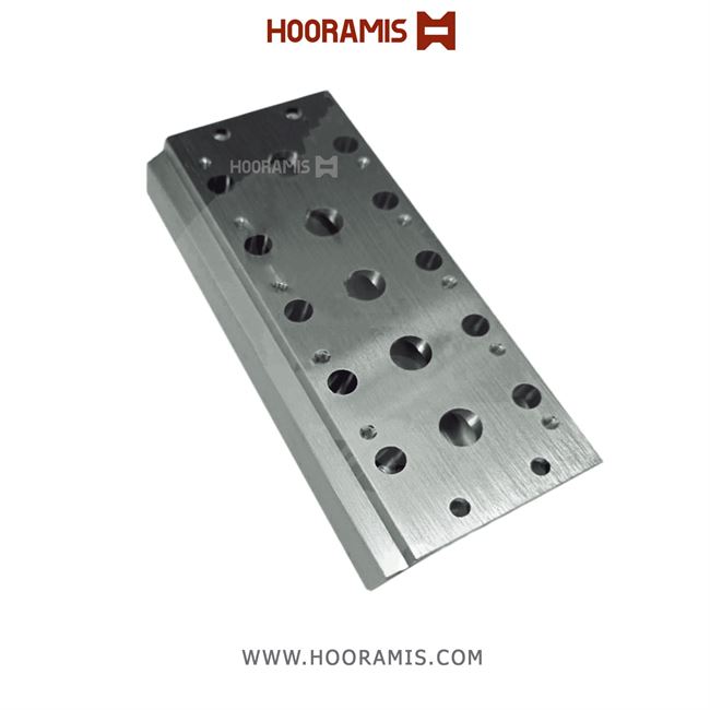 بلوک زیر شیری شیر برقی پنوماتیک  5/2 - 5/3 سایز 1/4 اینچ 5 خانه چینی برند AIR SSK