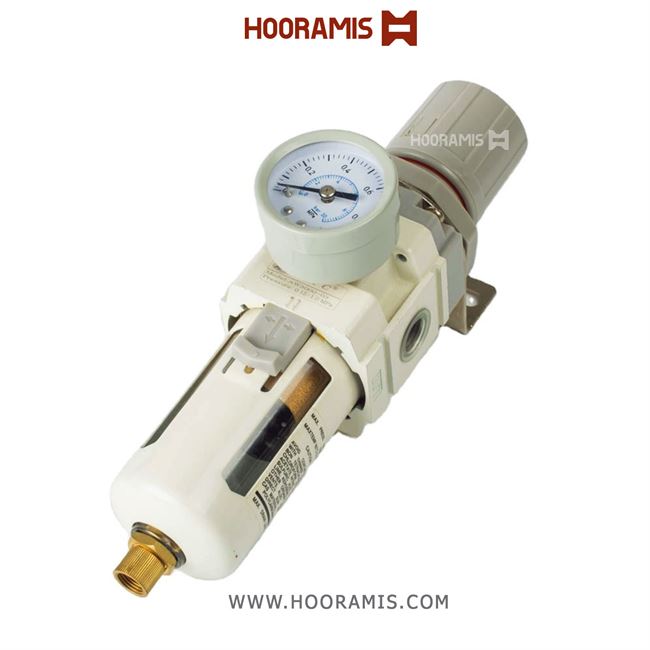 واحد مراقبت پنوماتیک سایز 1/2 اینچ یک تکه برند MAX ZHANTI مدل AW4000-04