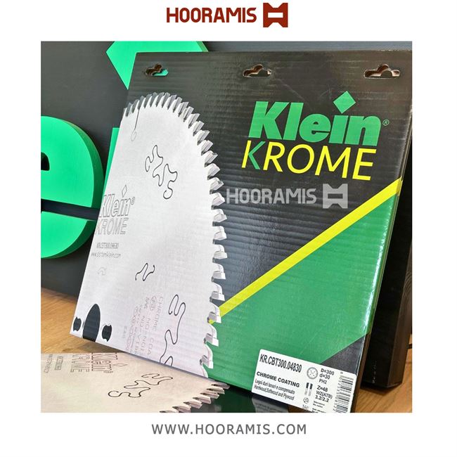 تیغ اره الماسه  چوب بر و نئوپان بر  72 دندانه قطر  300 شفت  30 برند  کلین (Klein) ایتالیا |  کد رفرنس KR.CDT300.07230 | 579_lame-circolari-hw-cromate-per-finitura-traverso-vena(3).jpg