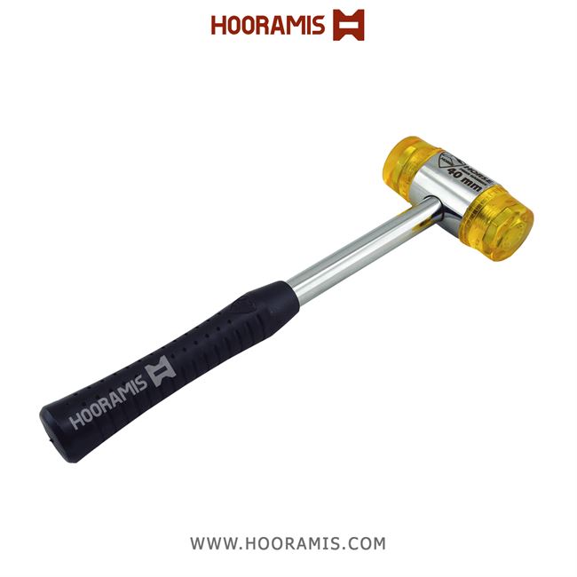 چکش فلزی با سرچکش ژله ای 40 میلیمتری برند Horse ساخت چین