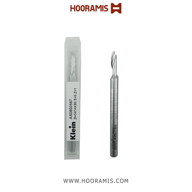 مته عمومی تک کاناله 6*80*14*5 از جنس HSS-E برند Klein ایتالیا