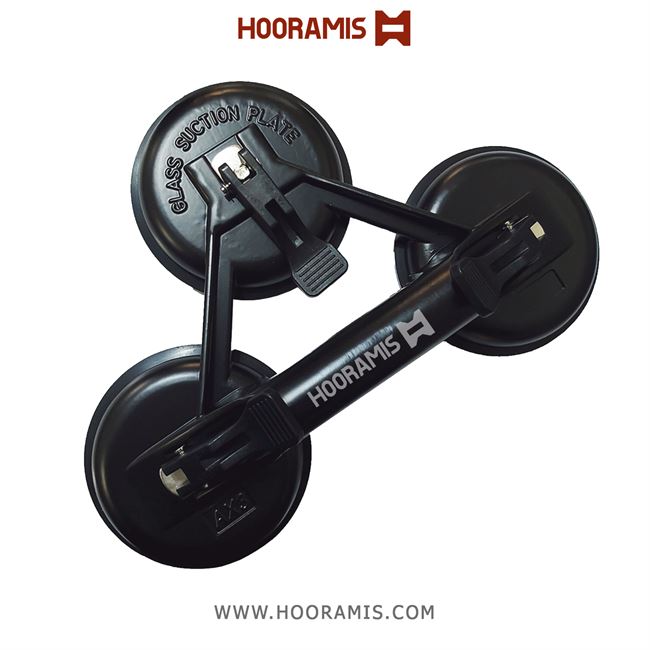 قاپک 3 تایی شیشه برند MUE مدل GS-3(K) با توان لیفتینگ  210 کیلوگرم ( مشکی رنگ)