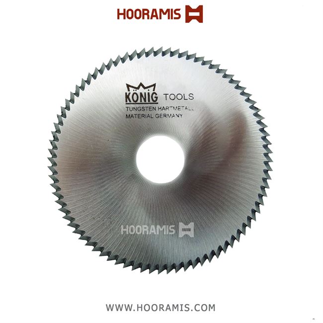 تیغ اره فولادی کوچک راستگرد برش زهوار پلاستیک و  uPVC برند Konig Tools ترکیه به ابعاد 22*4*120- Z80