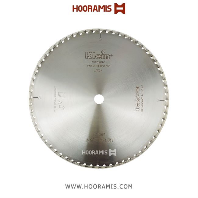 تیغ اره الماسه  64 دندانه قطر 450 شفت  32 جهت برش بیلت و شمش آلومینیوم برند کلین (Klein) ایتالیا |  کد رفرنس AS1200700 | 79_20251227_152121.png