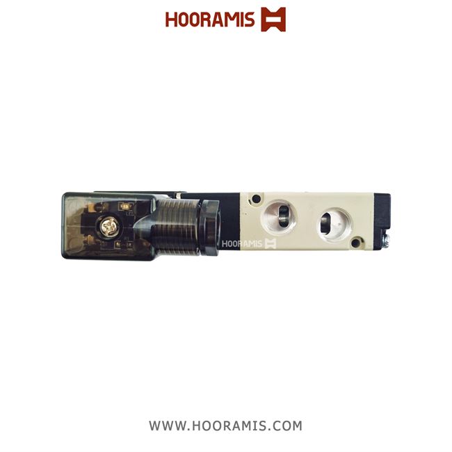 شیربرقی تک بوبین پنوماتیک 5/2 سایز 1/4 اینچ 220 ولت AC برند AIRTAC  مدل 4V210-08 836_3.png