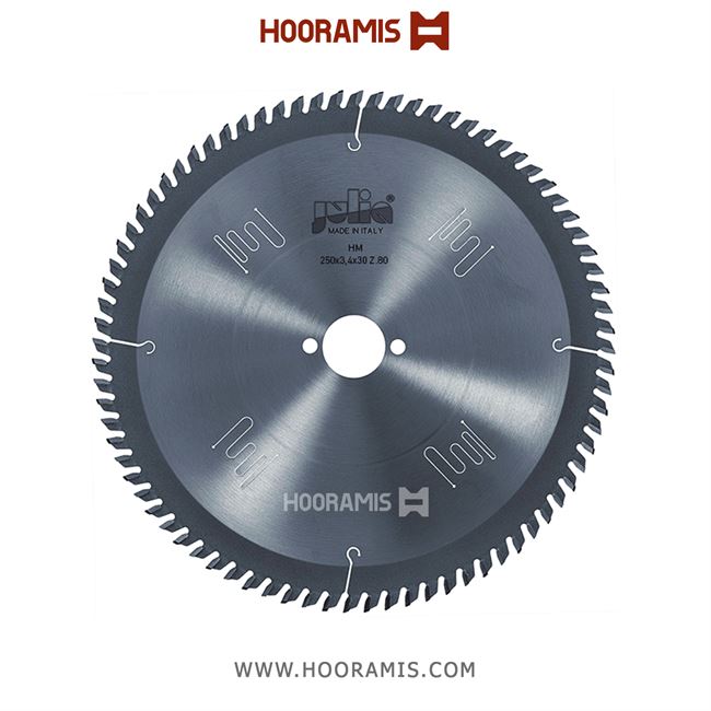 تیغ اره الماسه آلومینیوم بر 108 دندانه قطر 450 برند جولیا (Julia) ایتالیا |  کد رفرنس HMP450383FT108S |