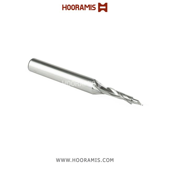 مته اختصاصی تک کاناله نوک دار 8*70*25*5*3 از جنس HSS-E جهت ایجاد شیارآب بر روی پروفیلهای uPVC در ماشینهای   Murat و Haffner 