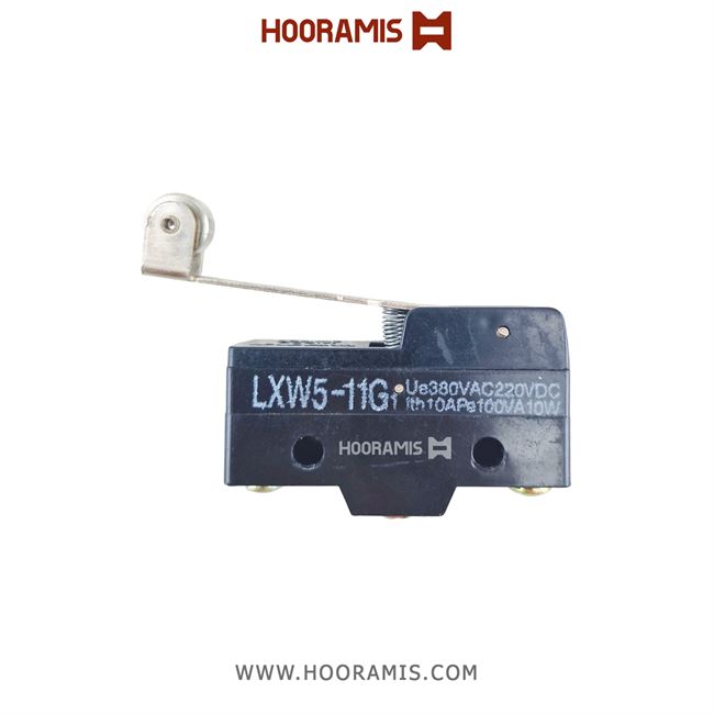 میکروسوئیچ اهرمی فشاری تسمه بلند قرقره دارمدل LXWS-11G