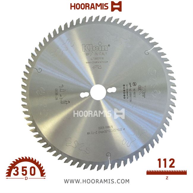 تیغ اره الماسه  چوب بر و نئوپان بر  112 دندانه قطر  300 شفت  30  کلین (Klein) ایتالیا |  کد رفرنس CET350.10830 |