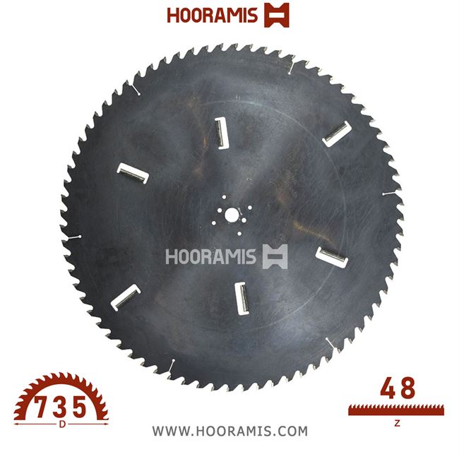 تیغ اره الماسه  چوب بر و لمینیت بر  48 دندانه قطر  735 شفت  30  کلین (Klein) ایتالیا |  کد رفرنس DL0735.04830 |