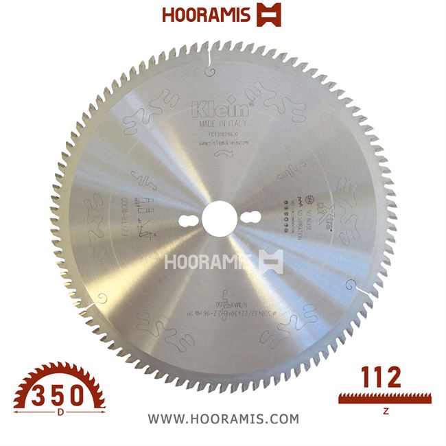 تیغ اره الماسه  MDF بر و لمینیت بر  112 دندانه قطر  350 شفت  30  کلین (Klein) ایتالیا |  کد رفرنس FCT350.11230 |