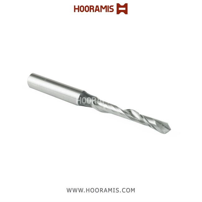 مته اختصاصی تک کاناله 8*80*40*6 از جنس HSS-E جهت فرزکاری در پروفیلهای  uPVC در ماشین  Kaban 