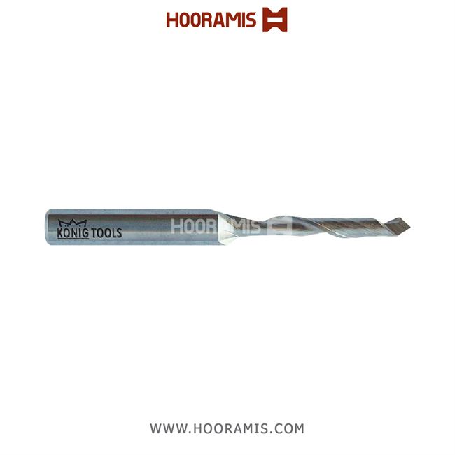 مته اختصاصی تک کاناله با مارپیچ راستگرد 8*80*40*6 از جنس Solid Carbide جهت ایجاد شیار آب بر روی پروفیلهای uPVC در ماشینهای AFS , BJM , Rotox , Schirmer, Kaban , etc