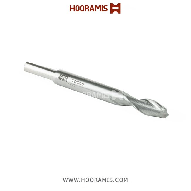 مته اختصاصی دو کاناله 6*85*30*8 از جنس HSS-E جهت فرزکاری در پروفیلهای  uPVC در ماشینهای Murat و Schtec 