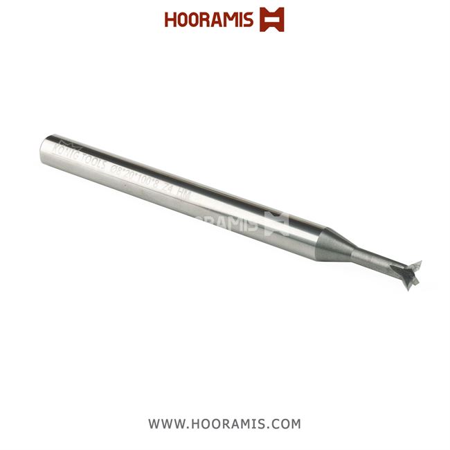 مته اختصاصی چهارپر T شکل  8*100*20*8  از جنس Solid Carbide جهت پولیش داخلی در پروفیلهای uPVC در ماشینهای Elumatec , Rotox , Sturz , Urban , etc
