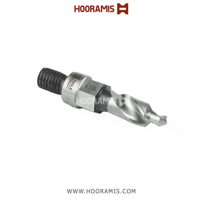 مته اختصاصی نوک دار راستگرد 65*30*10 با شفت پیچدارصاف M10 از جنس HSS-E جهت کار بر روی پروفیلهای uPVC با یا بدون پروفیل گالوانیزه