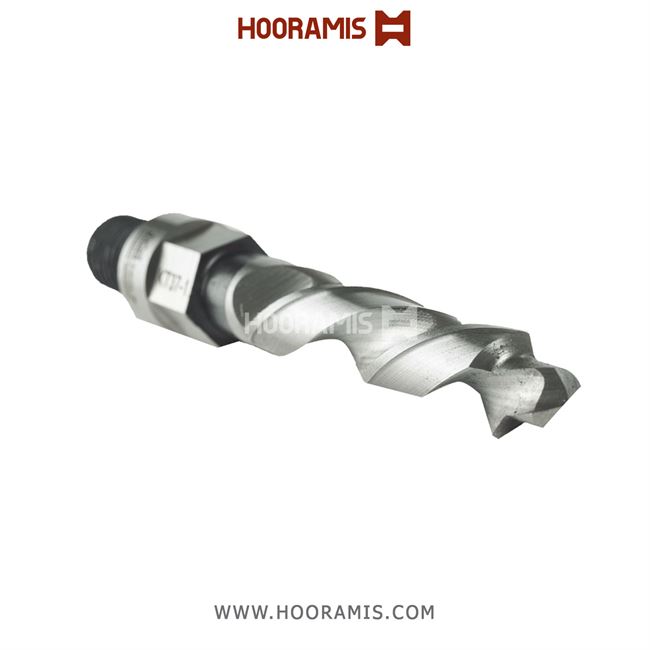 مته اختصاصی نوک دارچپگرد 87*50*10  با شفت پیچدارصاف M10 از جنس HSS-E جهت کار بر روی پروفیلهای uPVC با یا بدون پروفیل گالوانیزه