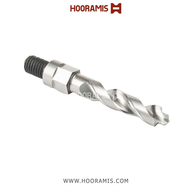 مته اختصاصی نوک دار راستگرد 84*50*10  با شفت پیچدارصاف M10 از جنس HSS-E جهت کار بر روی پروفیلهای uPVC با یا بدون پروفیل گالوانیزه