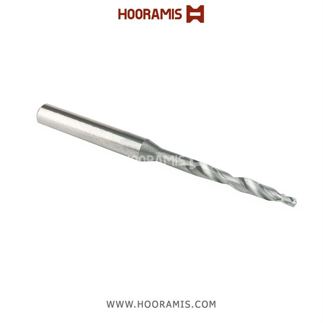 مته اختصاصی تک کاناله نوک دار با مارپیچ راستگرد 8*100*50*30*(5*2.7) از جنس Solid Carbide جهت ایجاد شیار آب بر روی پروفیلهای uPVC در ماشینهای AFS , BJM , Rotox , Schirmer, Graf , etc 