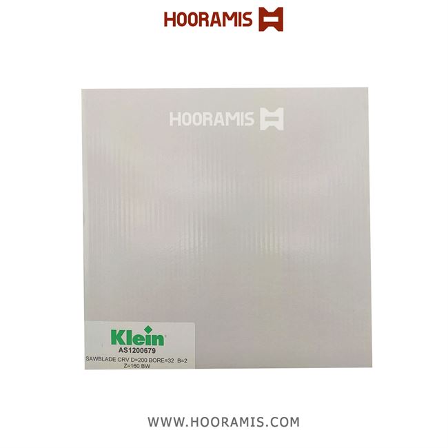 تیغ اره فولادی بزرگ 160 دندانه BW شکل قطر 200 ضخامت 1.8 جهت برش زهوار uPVC برند کلین Klein ایتالیا | کدرفرنس AS1200679 | photo_۲۰۲۵-۰۹-۲۹_۱۴-۳۴-۵۸.png