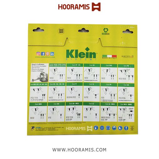 تیغ اره الماسه قندبر 96 دندانه قطر 300 برند کلین (Klein) ایتالیا |  کد رفرنس AS1200685 | 192_20251227_123328.png