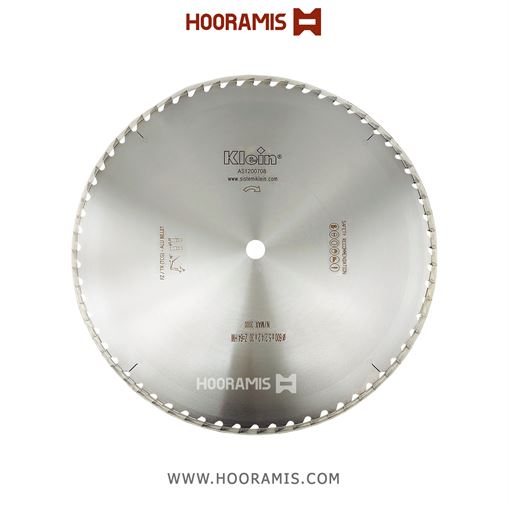 تیغ اره الماسه 64 دندانه قطر 600 شفت 30 جهت برش بیلت و شمش آلومینیوم برند کلین (Klein) ایتالیا | کد رفرنس AS1200708 | 20251227_133507.png