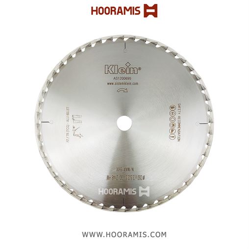 تیغ اره الماسه  48 دندانه قطر 350 شفت  30 جهت برش بیلت و شمش آلومینیوم برند کلین (Klein) ایتالیا |  کد رفرنس AS1200695 | 20251227_150402.png