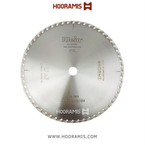 تیغ اره الماسه  56 دندانه قطر 400 شفت  30 جهت برش بیلت و شمش آلومینیوم برند کلین (Klein) ایتالیا |  کد رفرنس AS1200697 | 20251227_151347.png