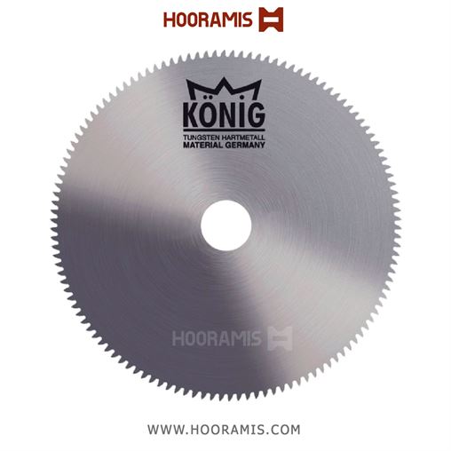 تیغ اره فولادی بزرگ برش زهوار پلاستیک و  uPVC برند Konig ترکیه به ابعاد 32*2*250 - Z100 213_ck.jpg