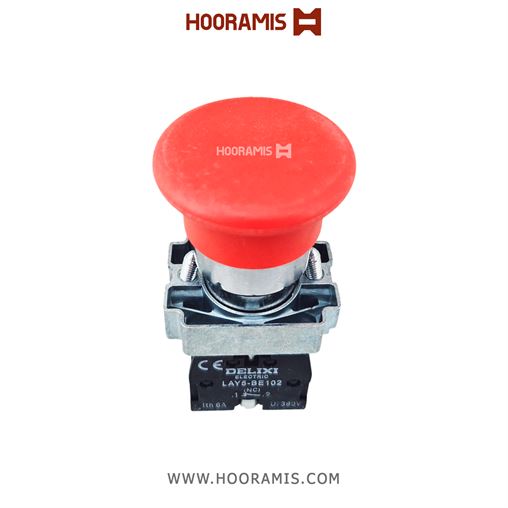 کلید تک سوکت Emergensy نرمال کلوز برند DELIXI  مدل LAY5-BE102 294_2.png