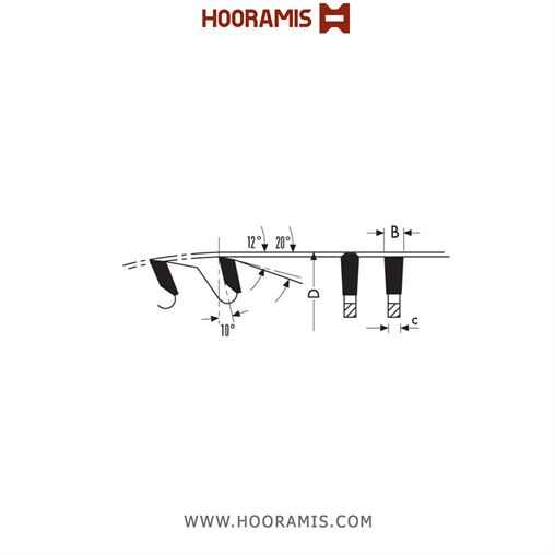 تیغ اره الماسه  لمینیت-MDF  بر  84 دندانه قطر  350 شفت  30 برند  کلین (Klein) ایتالیا |  کد رفرنس FCS350.08430 | 32_lame-circolari-hw-per-pannelli-bilaminati-(2).jpg