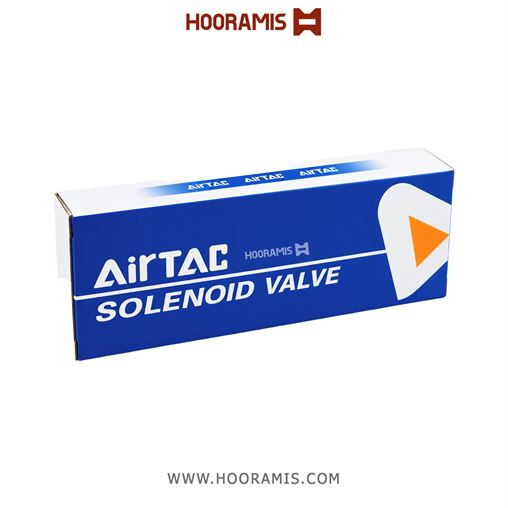 شیربرقی دو بوبین پنوماتیک 5/2 سایز 1/4 اینچ 220 ولت AC برند AIRTAC مدل4V220-08  403_6.png